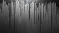 Grayscale Image of Vertical Paint Drips on Gray Surface Royalty Free Stock Photo