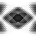 Grayscale triangles and rhombus abstraction geometric seamless background