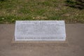 Grayson County Sesquicentennial Time Capsule in Sherman, Texas.
