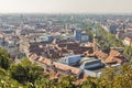 Graz aerial cityscape, Austria