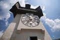 GRAZ, AUSTRIA: Schlossberg, Clock Tower, UNESCO World Heritage Site, Graz, Styria, Austria, Europe, June 2017 Royalty Free Stock Photo