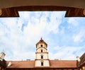 View at Eggenberg palace courtyard tourist spot, famous travel destination in Styria Royalty Free Stock Photo