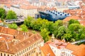Graz cityscape view