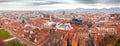 Graz town panorama