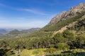 Grazalema National Park from the Puerto del Boyar viewpoint Royalty Free Stock Photo