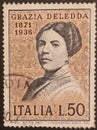 Grazia Deledda, Italian writer born in Sardinia, Nobel prize for literature in 1926