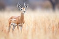 grazing gazelle, ears perked up Royalty Free Stock Photo