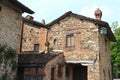 Grazzano Visconti, a medieval village in northern Italy Royalty Free Stock Photo