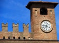 Grazzano Visconti, a medieval village in northern Italy Royalty Free Stock Photo