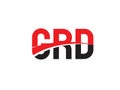 GRD Letter Initial Logo Design Vector Illustration