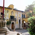 Grdone Riviera, Italy: House of the writer Gabriele D`Annunzio at the Vittoriale degli Italiani on Lake Garda