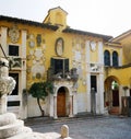 Grdone Riviera, Italy: House of the writer Gabriele D`Annunzio at the Vittoriale degli Italiani on Lake Garda