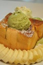 Greantea icecream honney toast