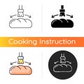 Grease for baking icon