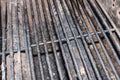 Greasy charred grill Royalty Free Stock Photo