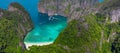 Great aerial view of Phi Phi islands. Royalty Free Stock Photo
