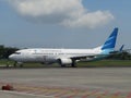 Great Airplane Of Garuda Indonesia airline in Bali