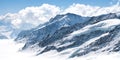 Great Aletsch Glacier Jungfrau Switzerland Royalty Free Stock Photo