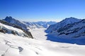 Great Aletsch Glacier, Switzerland Royalty Free Stock Photo