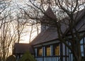 Great Altcar church at sunset Royalty Free Stock Photo