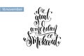 Great American smokeout hand lettering inscription