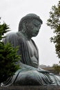 Rainy and stormy day at Buddha of Kamakura