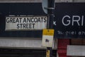 Great Ancoats Street in greater manchester, roadsign