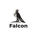 Falcon Bird Logos Royalty Free Stock Photo