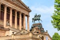 Architecture Building of The Alte Nationalgalerie or Old National Gallery in the Museums Island in Berlin. One of the most Royalty Free Stock Photo