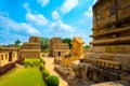 Great architecture of Hindu Temple dedicated to Shiva, fragment Royalty Free Stock Photo