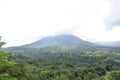 Great Arenal Volcano in Costa Rica. Royalty Free Stock Photo