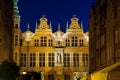 Great Armoury in Gdansk at night