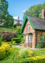 Great Aunt Lizzie`s House in Princes Street Gardens on a sunny summer afternoon. Edinburgh, Scotland