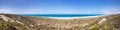 Great Australian Bight beach panorama Royalty Free Stock Photo