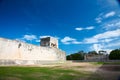 Great Ball Court near Chichen Itza, Mexico Royalty Free Stock Photo