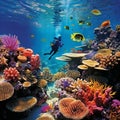 The Great Barrier: Embark on a mesmerizing underwater adventure at Australia's Great Barrier Reef