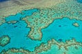 Great Barrier Reef - Aerial View Royalty Free Stock Photo