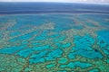 Great Barrier Reef - Aerial View Royalty Free Stock Photo
