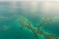 View of the Great Barrier Reef. Port Douglas. Queensland. Australia Royalty Free Stock Photo