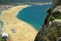 Nazare beach view from the Sitio, centro - Portugal