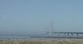 The Great Belt bridge called storebaelt in Danish, Denmark Royalty Free Stock Photo
