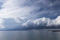 The Great belt bridge, Denmark Royalty Free Stock Photo