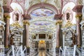 Great biggest library in old abbey Royalty Free Stock Photo