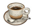 Great Black Coffee Illustration