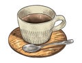 Great Black Coffee Illustration