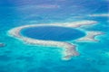 The great blue hole Royalty Free Stock Photo