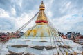 The Great Boudhanath Stupa Royalty Free Stock Photo