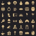 Great bounty icons set, simple style Royalty Free Stock Photo