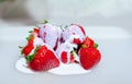 Strawberries With Sweet Creme