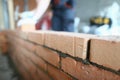 Great brick laying Royalty Free Stock Photo